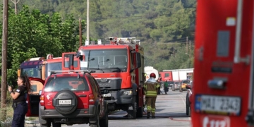 Φωτιά στον Ξηροπόταμο Σαμοθράκης- Μήνυμα από το 112