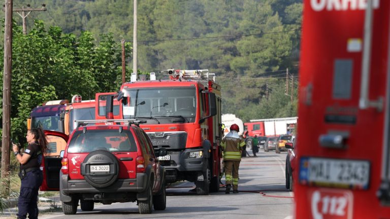 Φωτιά στον Ξηροπόταμο Σαμοθράκης- Μήνυμα από το 112