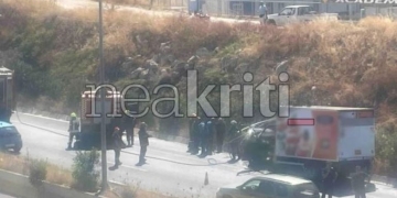 Ηράκλειο: Φωτιά σε φορτηγό στον ΒΟΑΚ - Κινητοποιήθηκε η Πυροσβεστική