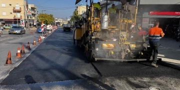 Ηράκλειο: Συνεχίζεται η ασφαλτόστρωση της λ. Ικάρου