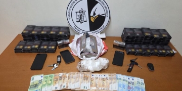 Ηράκλειο: Τρεις συλλήψεις για κοκαΐνη και αναβολικά – Κατασχέθηκαν σχεδόν 1,8 κιλά κοκαΐνης