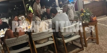 Κυριάκος Μητσοτάκης: Στα ταβέρνα των Χανίων για την ονομαστική εορτή της συζύγου του