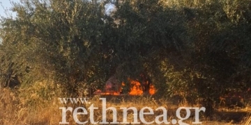 Μυλοπόταμος: Συναγερμός για φωτιά στην Αξό
