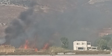 Πυρκαγιά σε χαμηλή βλάστηση στη Μικρή Βίγλα, στη Νάξο