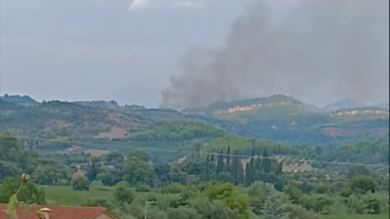 Πυρκαγιά σε δασική έκταση στην περιοχή Μουζάκι, στον Πύργο Ηλείας - 7 αεροσκάφη και 2 ελικόπτερα στην κατάσβεση