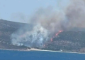 Πυρκαγιά στην περιοχή Κολυμπάδα στη Σκύρο