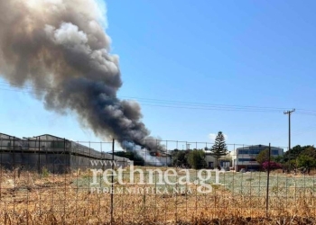 Ρέθυμνο: Πυρκαγιά σε αποστακτήριο – Μεγάλη κινητοποίηση της Πυροσβεστικής