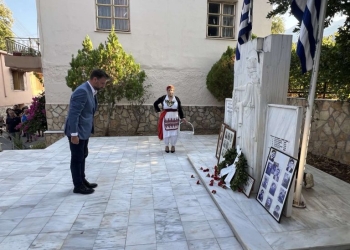 Σάρχος: Τίμησαν τη μνήμη των 35 Εθνομαρτύρων που εκτελέστηκαν