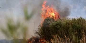 Στην Αγία Τριάδα η αποτίμηση των ζημιών από την πυρκαγιά – Προτεραιότητα η αποκατάσταση υποδομών και η στήριξη των πληγέντων