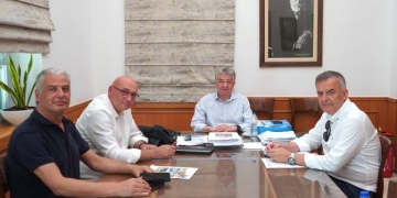 Στο τραπέζι φοιτητικές εστίες και υποδομές – Συνάντηση Aρναουτάκη με τον Πρύτανη του Πανεπιστημίου Κρήτης και τον Πρόεδρο του ΙΤΕ