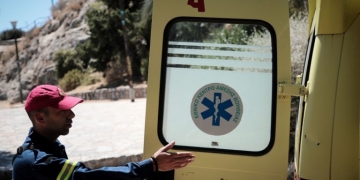 Τραυματισμός άνδρα από πτώση στις πηγές της Γριάς Βάθρας Σαμοθράκης
