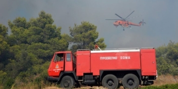Υπό έλεγχο έχει τεθεί η φωτιά στην περιοχή Πετροχώρι της Πύλου