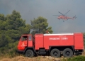 Υπό μερικό έλεγχο η φωτιά που ξέσπασε στη Νέα Τένεδο Χαλκιδικής